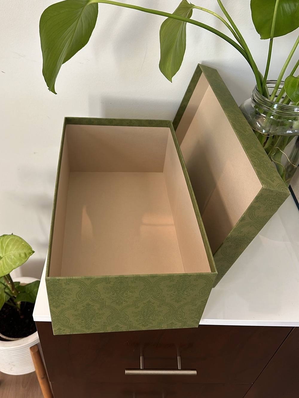 Gucci Green and Beige Women's Athletic Shoe Box